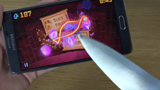 Su Galaxy Note 4 puoi giocare a Fruit Ninja... con un coltello reale