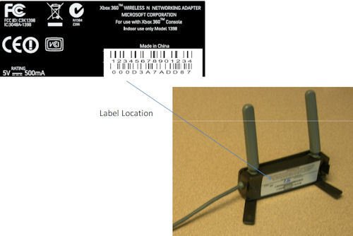 Adattatore wireless per XBox 360