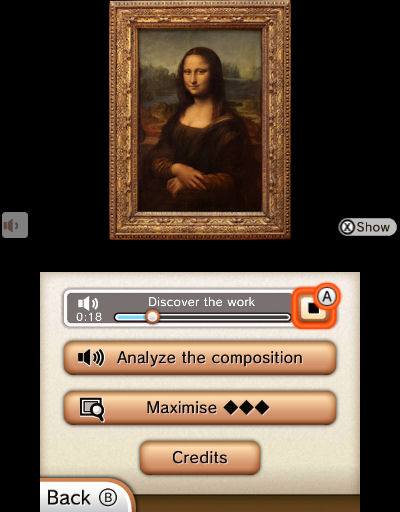 Audioguida Louvre - Nintendo 3DS