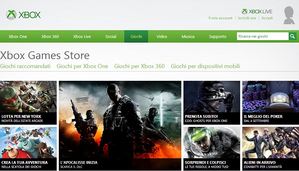 Xbox Games Store