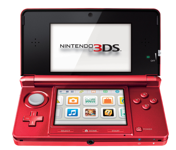 Nintendo 3DS Flame Red