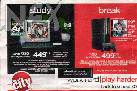 Riduzione del prezzo di PlayStation 3